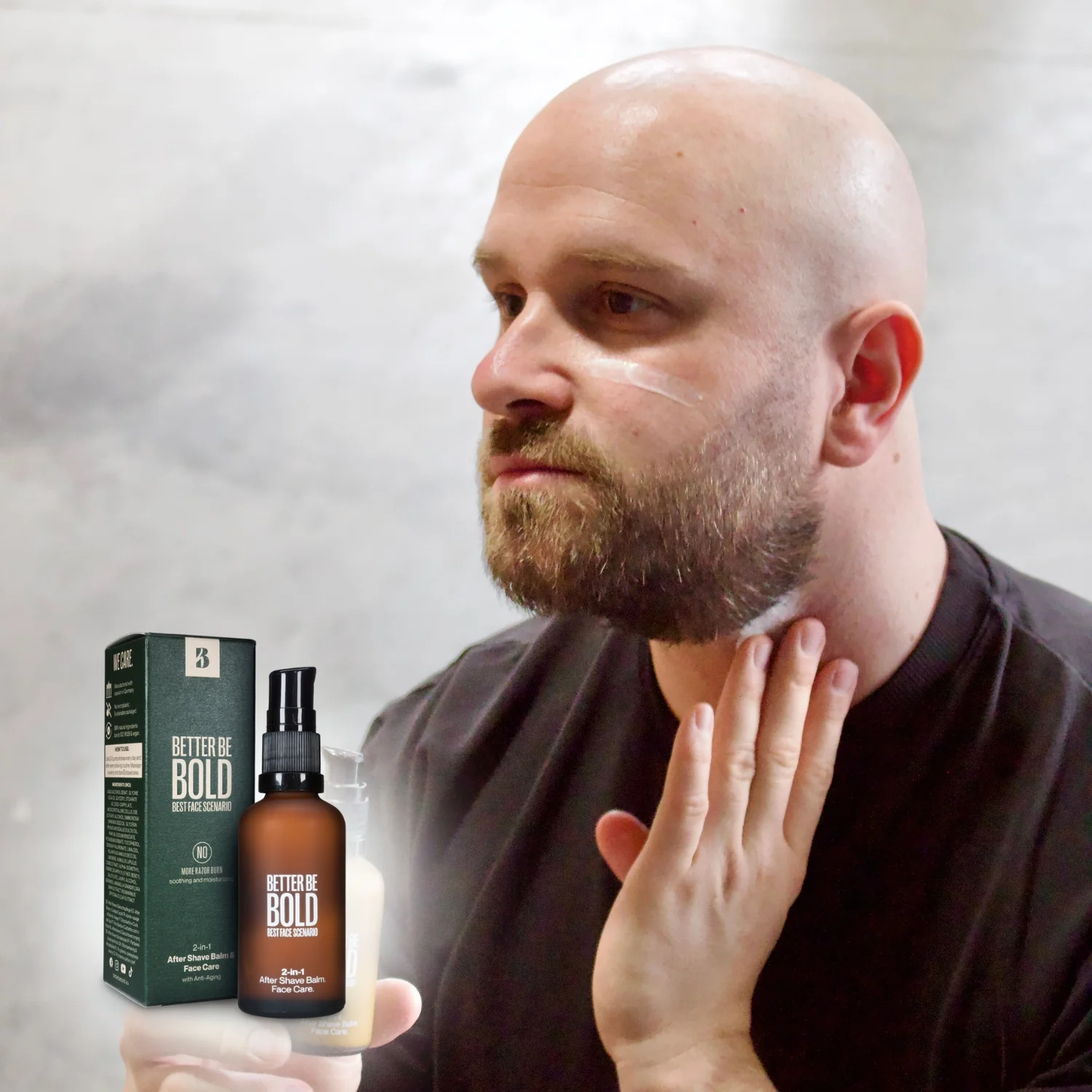 2-in-1 After Shave Balm & Gesichtspflege gegen Rasurbrand | Best Face Scenario - Image 5