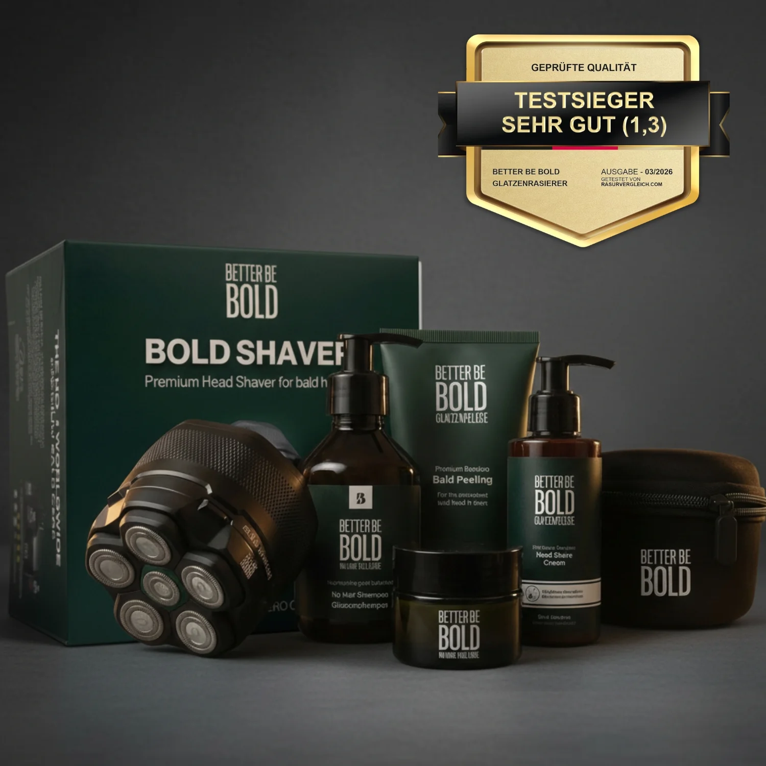BOLD SHAVER Set Testsieger 06/2026