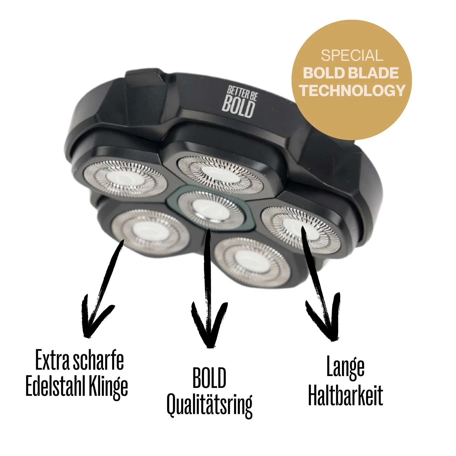 Ersatzklinge für den BOLD SHAVER mit Magnet-System - Image 5